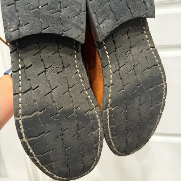 Men's Brown CLIF Leather Boots size 39.5 EUC - Picture 5 of 5